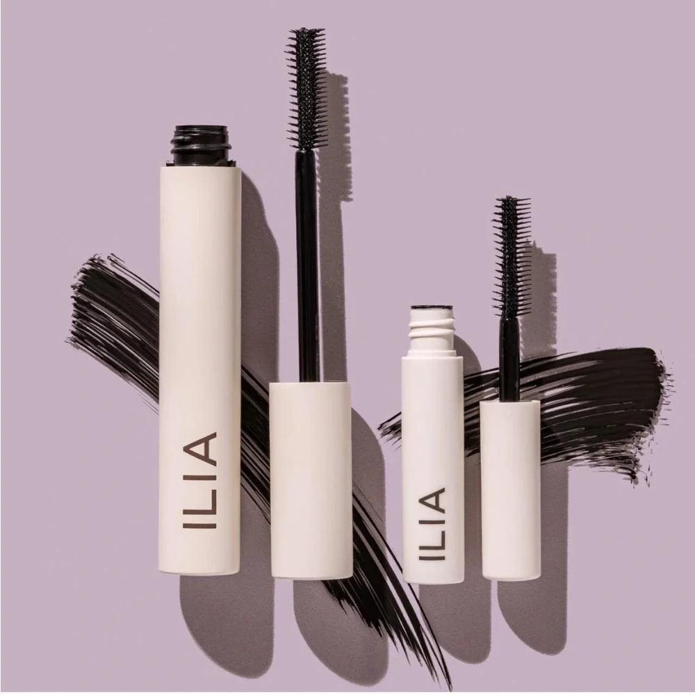 4/$30 Bundle💫ILIA Limitless Lengthening Black Mascara Mini Size .1oz NWOB